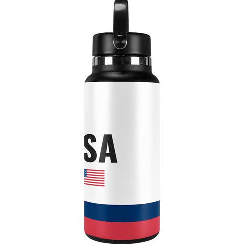 USA American Flag Hydro Flask 32oz Wide Mouth Skin